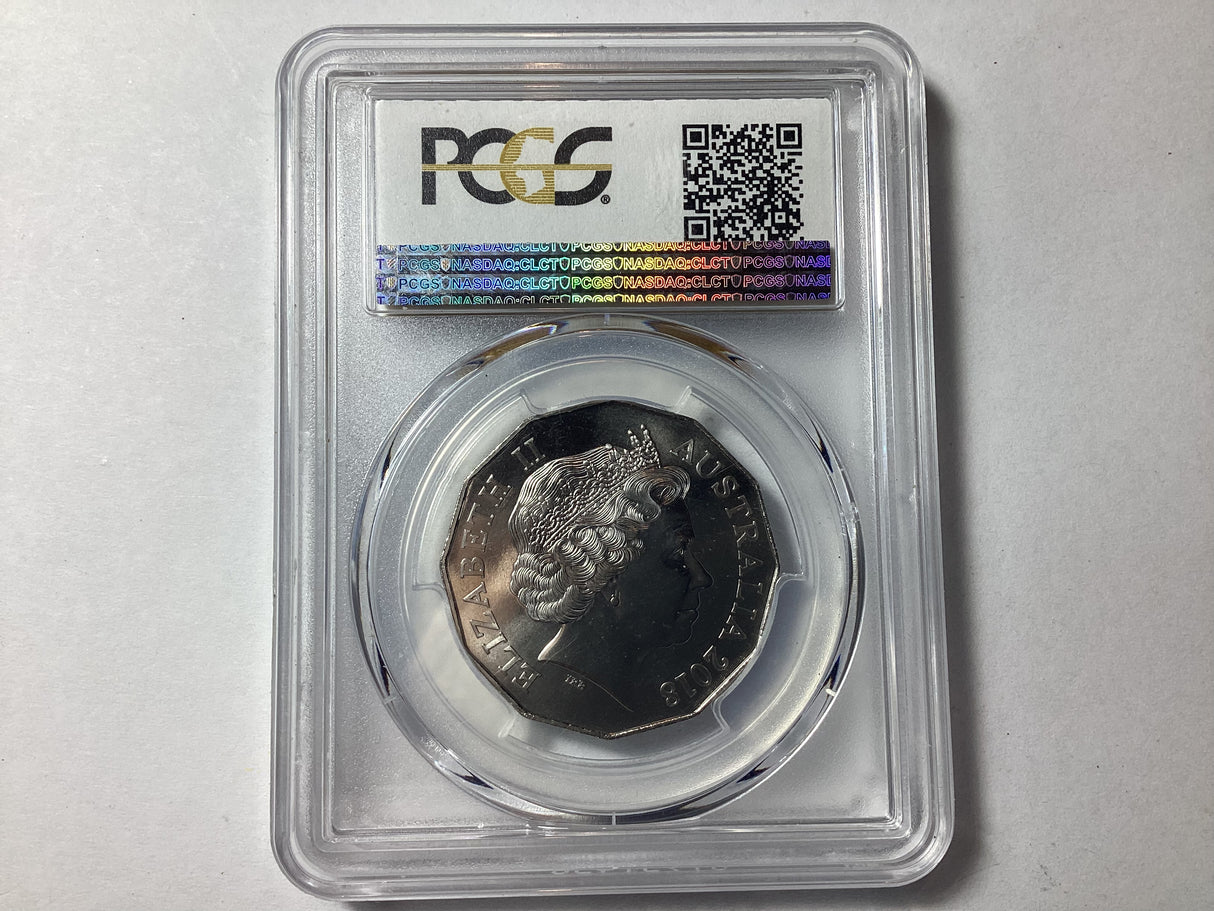 2018 50c ACDC 45 Years of Thunder MS68