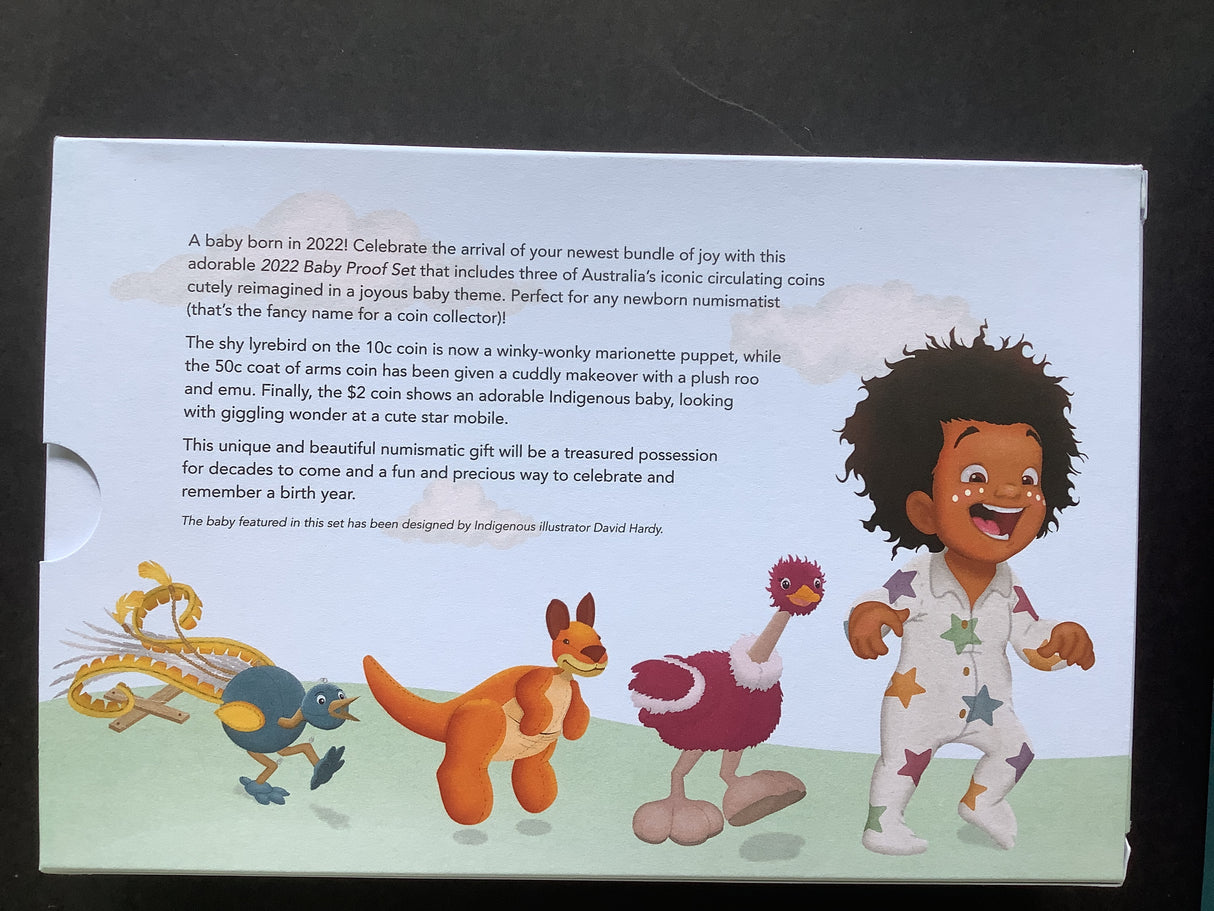 2022 Australian Baby Set 10c ex Proof Set.