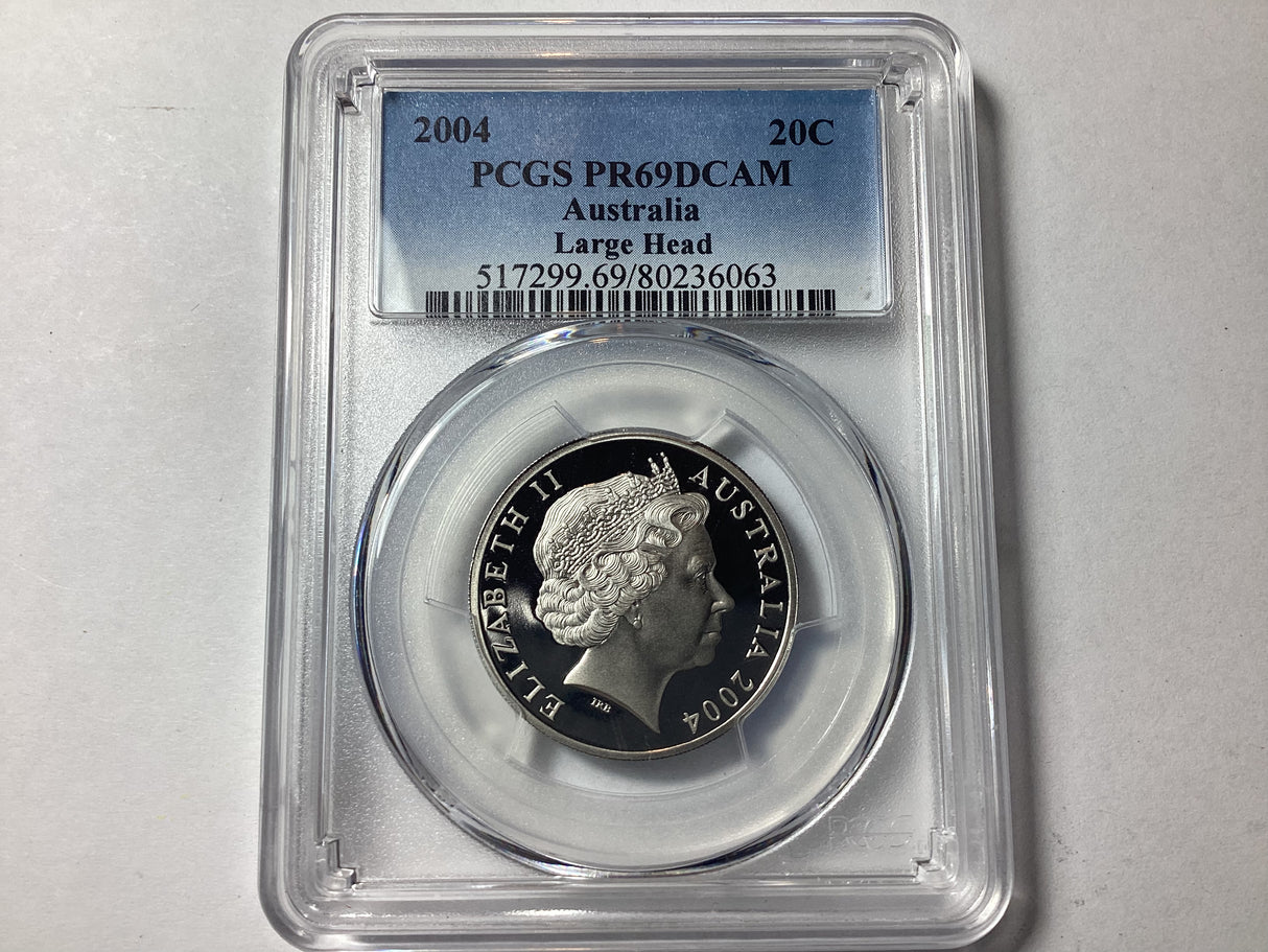 2004 20c PR69DCAM Large Head