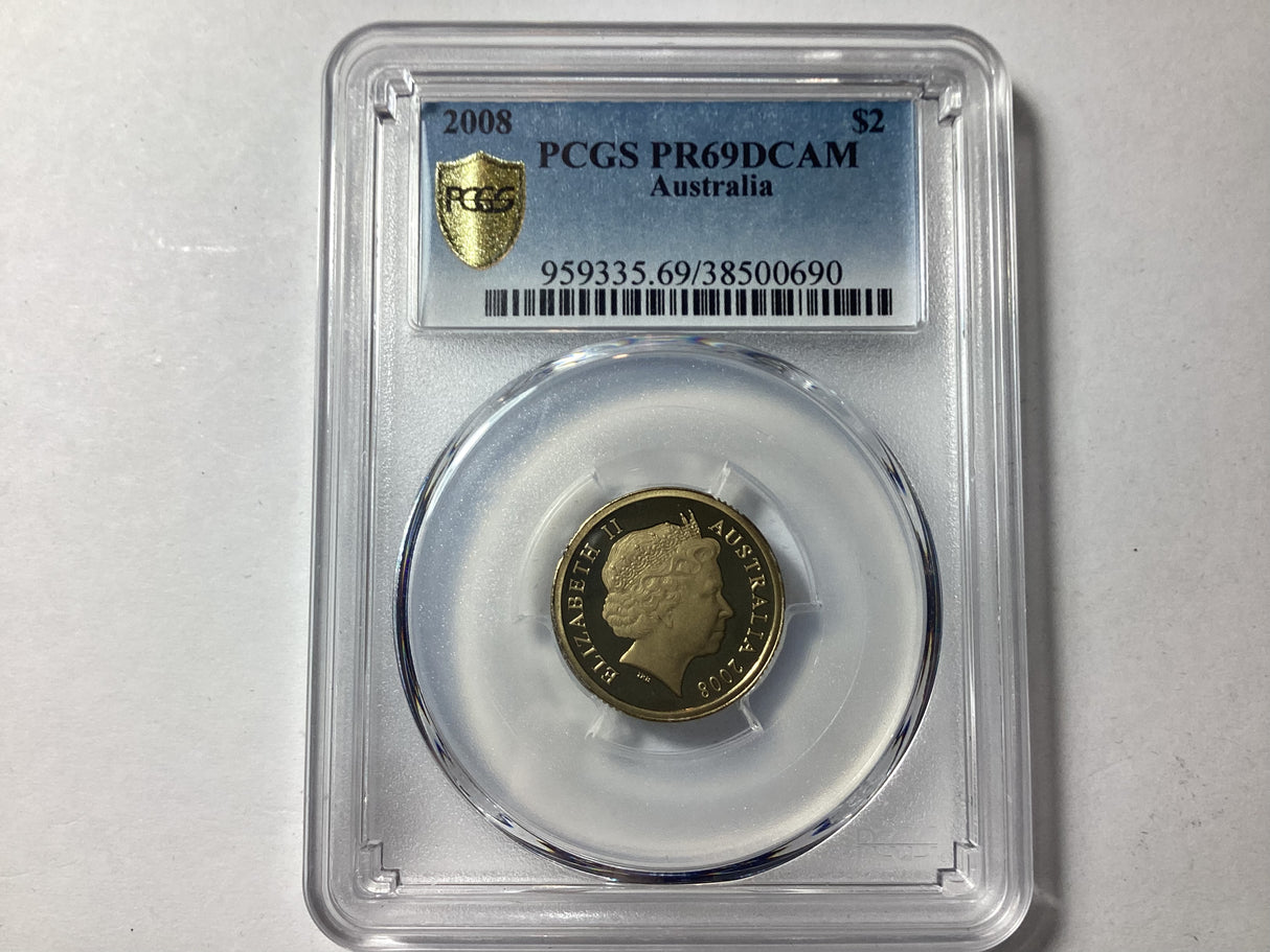 2008 $2 PR69DCAM