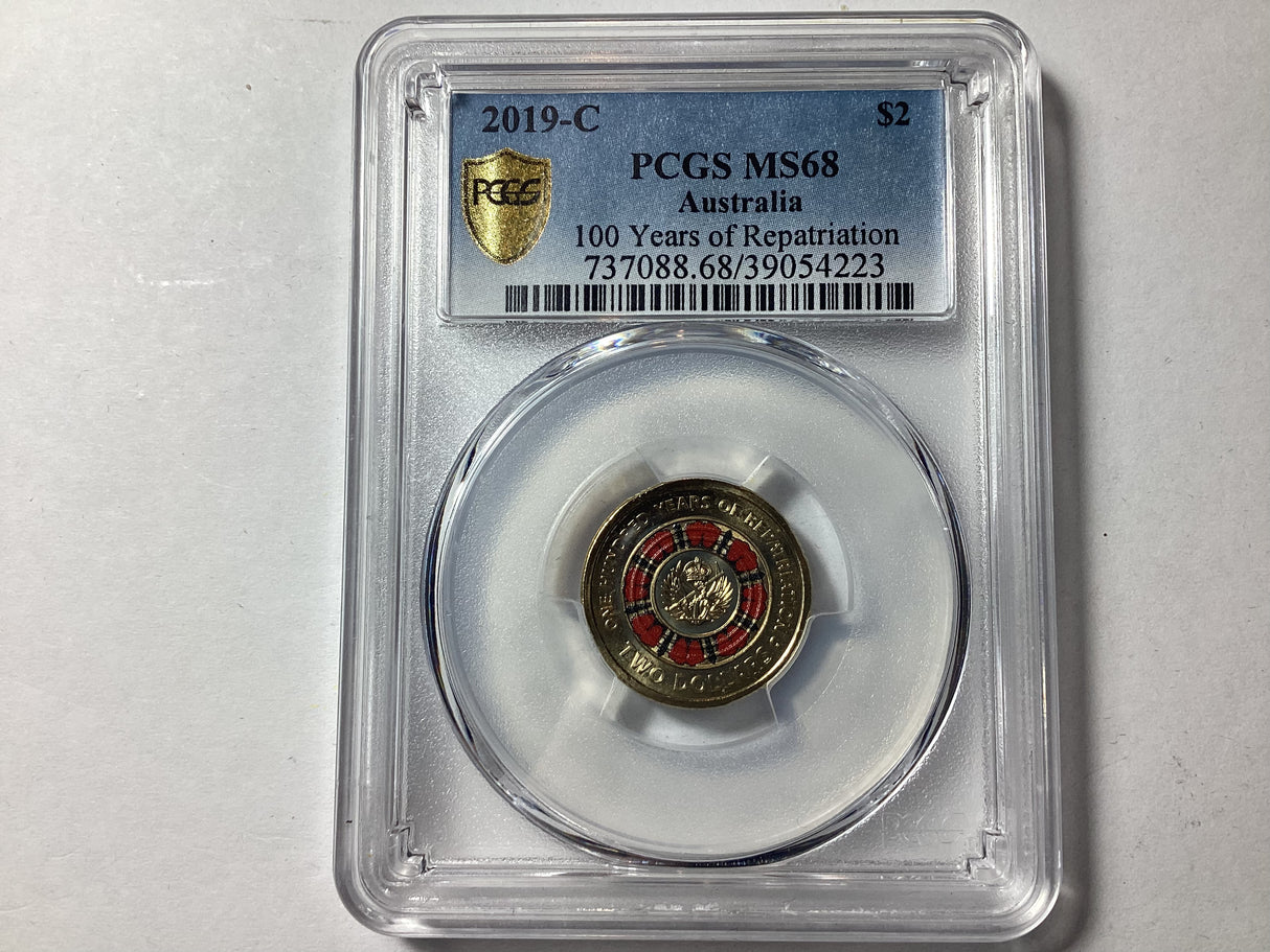 2019-C $2 100 Years of Reparation MS68