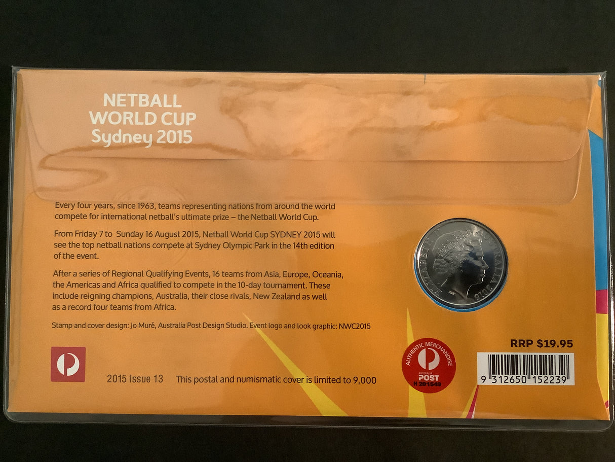 2015 20c PNC Netball World Cup Sydney.