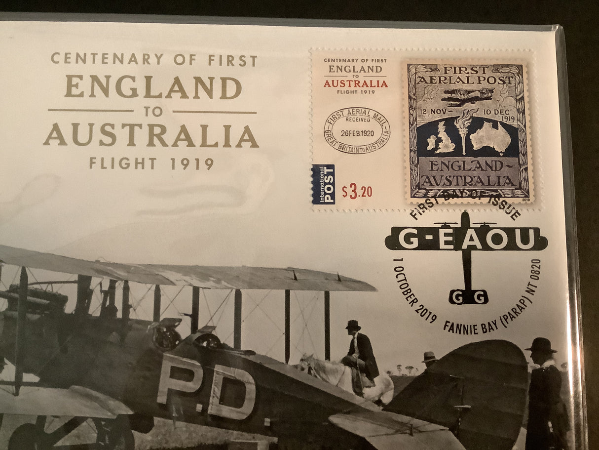 2019 Centenary of First England to Australia Flight 1919. Airco DH9 G-EAQM
