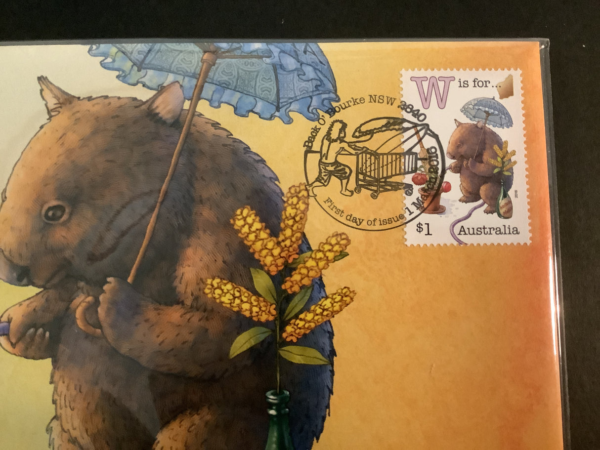 2016 Fair Dinkum Aussie Alphabet. W for Wombat