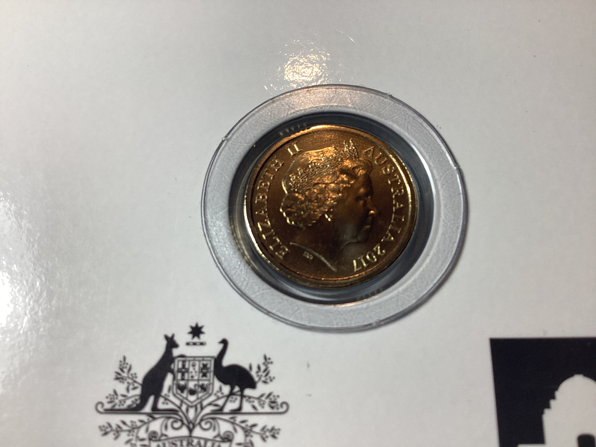 2017 $2 Remembrance Day Rosemary 'C' Mintmark Uncirculated Carded Coin