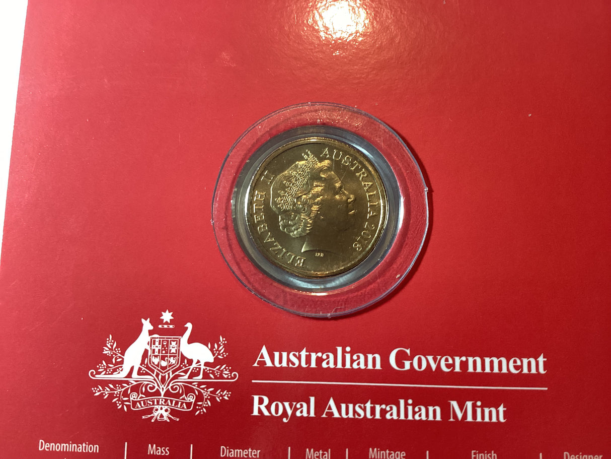 2018 $2 Remembrance Day 'C' Mintmark Uncirculated Carded Coin. Armistice