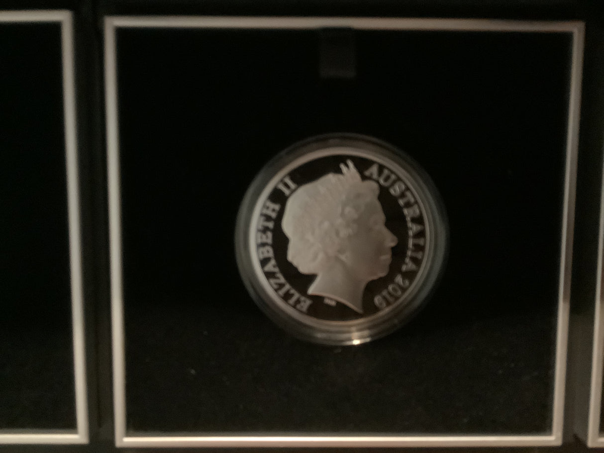 2019 Mutiny And Rebellion Three $5 Silver Proof Coin Set. 1789, 1808, 1854.