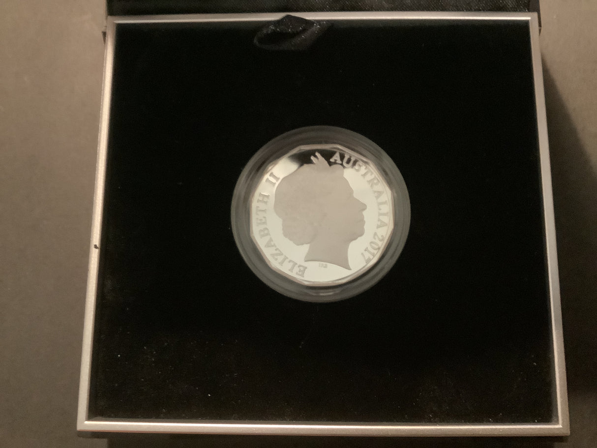 2017 50c Fine Silver Proof Coin. Pride and Passion 25th anniversary of Mabo.