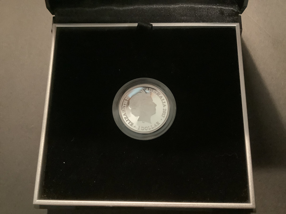 2017 Centenary of the Trans-Australian Railway. $1 Fine Silver Proof Coin.