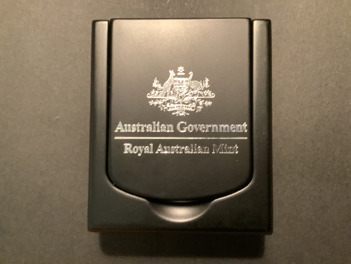 2018 Kangaroo At Sunset $1 Fine Silver Proof Coin.