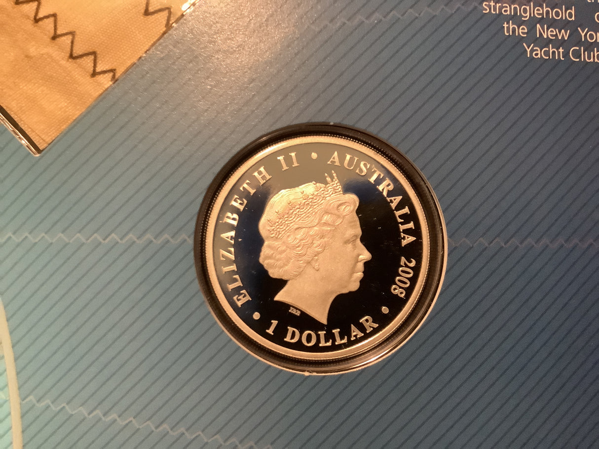 2008 25th Anniversary of Australia II America’s Cup Victory 1oz Silver Proof Coin.