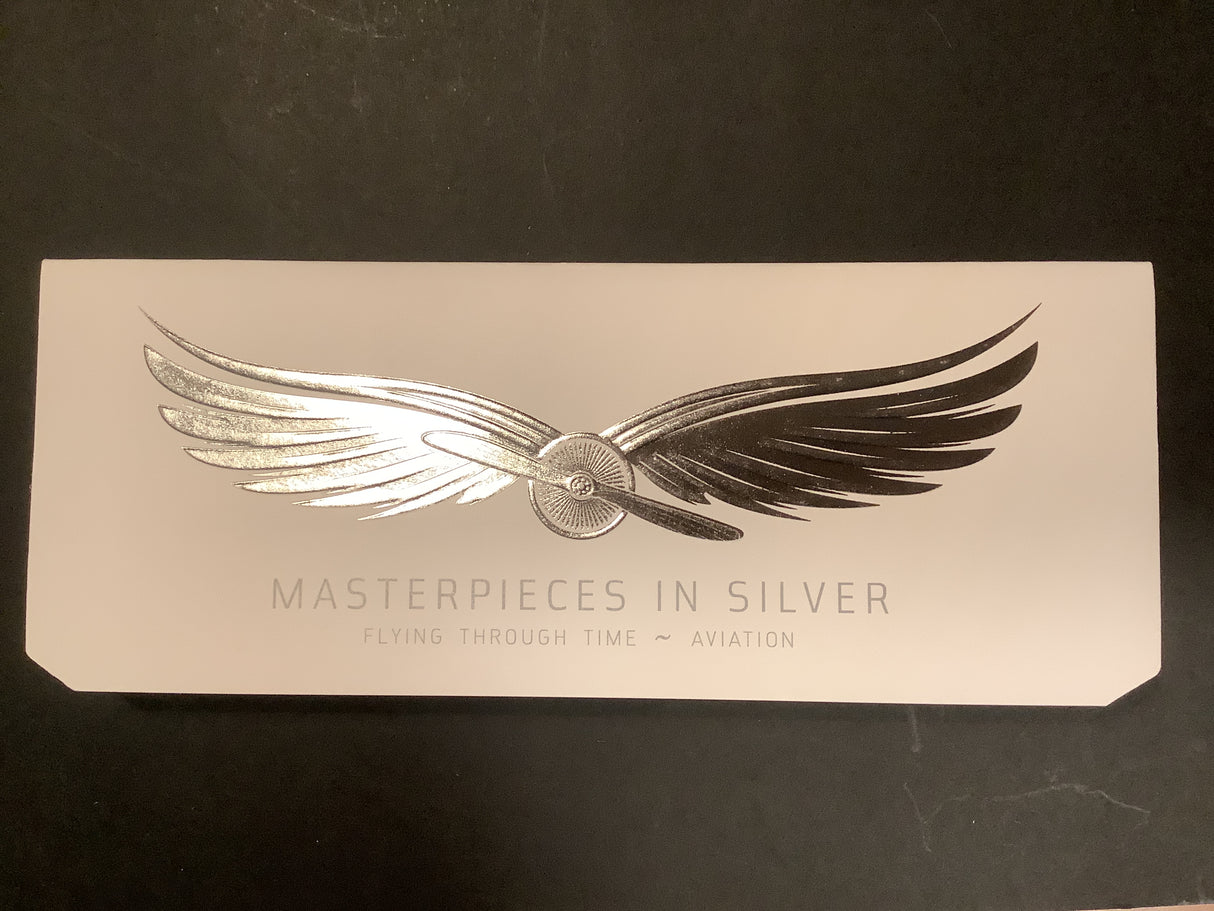 2008-10 Masterpieces in Silver. Flying Through Time Aviation. 6 Coin Set.