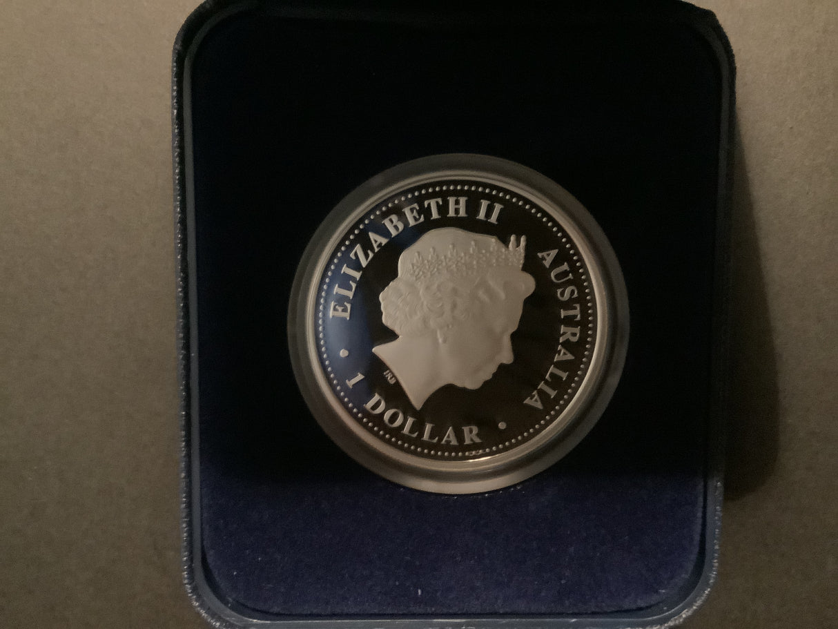 2009 Australian Antarctic Territory South Magnetic Pole 1oz Silver Proof Coin.