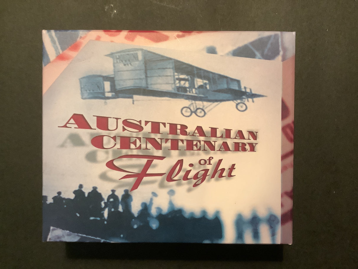 2010 $1 Australian Centenary of Flight 1 Ounce Silver Proof Coin.