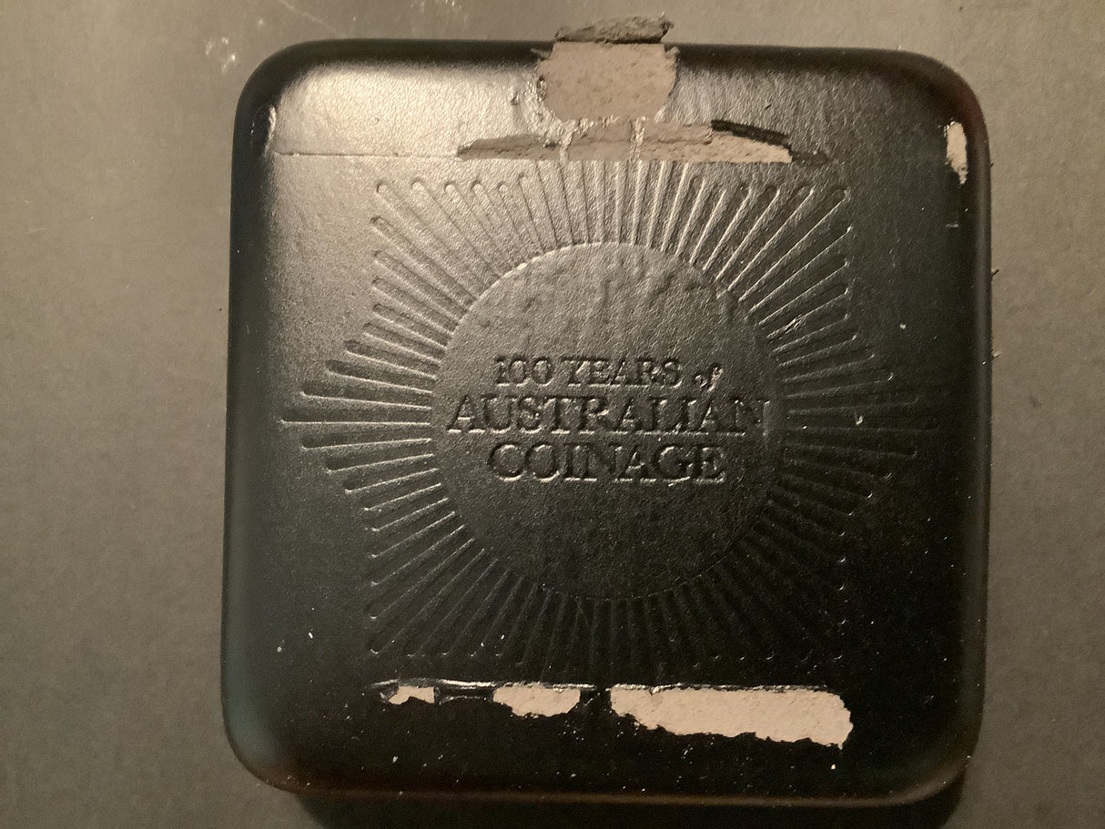 2010 $1 100 Years of Australian Coinage Silver Proof Coin.