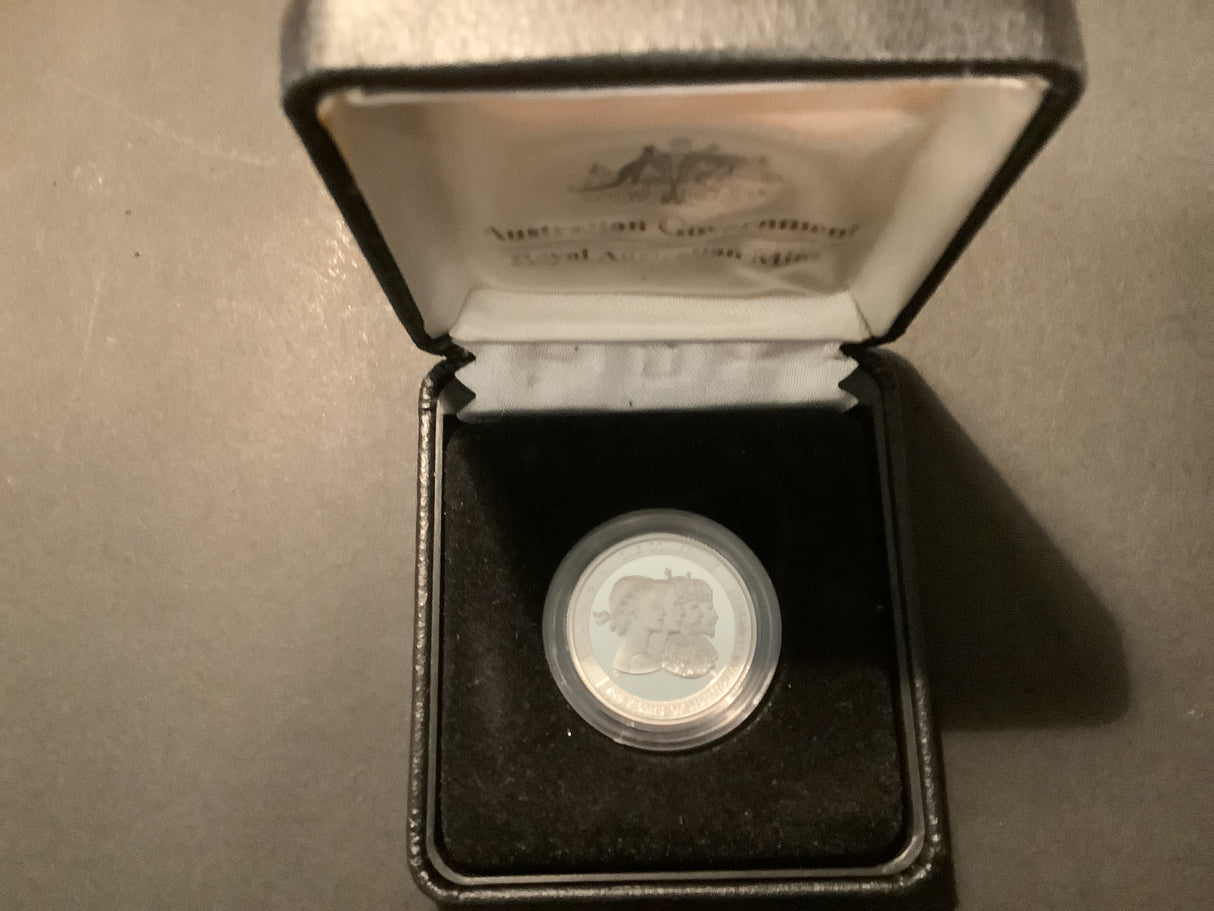 2010 $1 Fine Silver Proof Coin. 100 Years of Australian Coinage.
