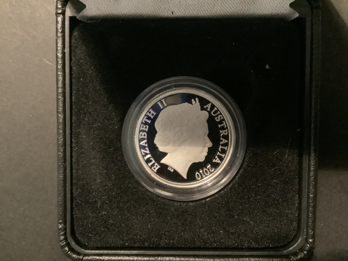 2010 $1 Fine Silver Proof Coin. 100 Years of Australian Coinage.