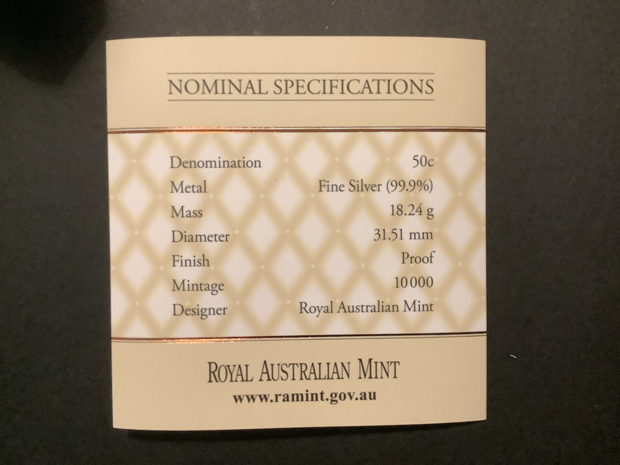 2013 50c Silver Proof Coin. Firstborn Baby of the Duke & Duchess of Cambridge.