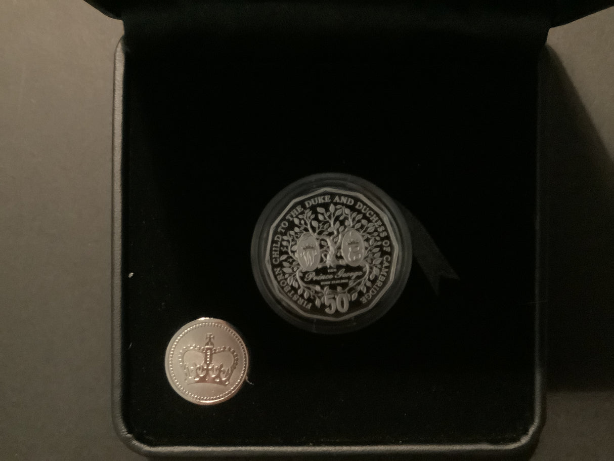 2013 50c Silver Proof Coin. Firstborn Baby of the Duke & Duchess of Cambridge.