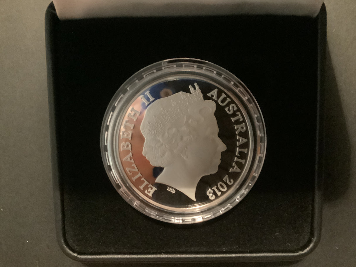 2013 $10 Silver Proof. Bicentenary of Crossing of the Blue Mountains.