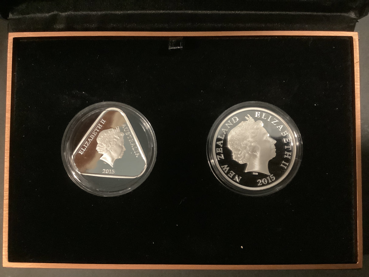 2015 Two Coin Silver Set. ANZAC Centenary