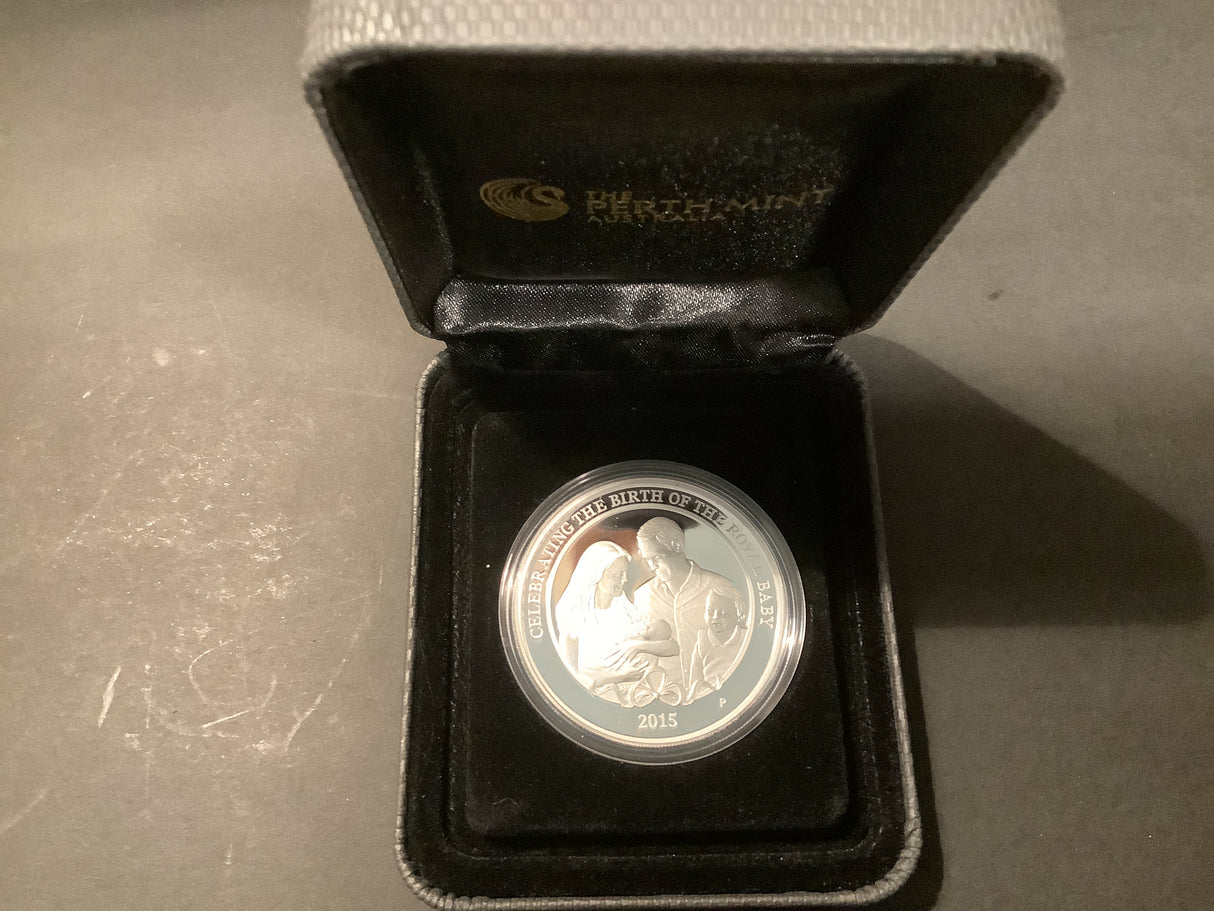 2015 Silver $1 Celebrating the Birth of HRH Princess Charlotte.