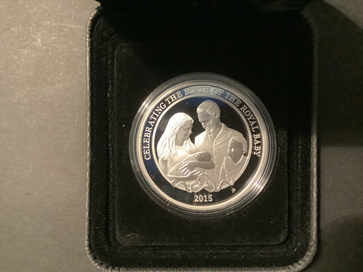 2015 Silver $1 Celebrating the Birth of HRH Princess Charlotte.