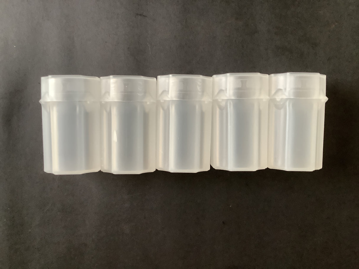 Guardhouse Coin Tubes for 50c Coin Rolls. 5 pack