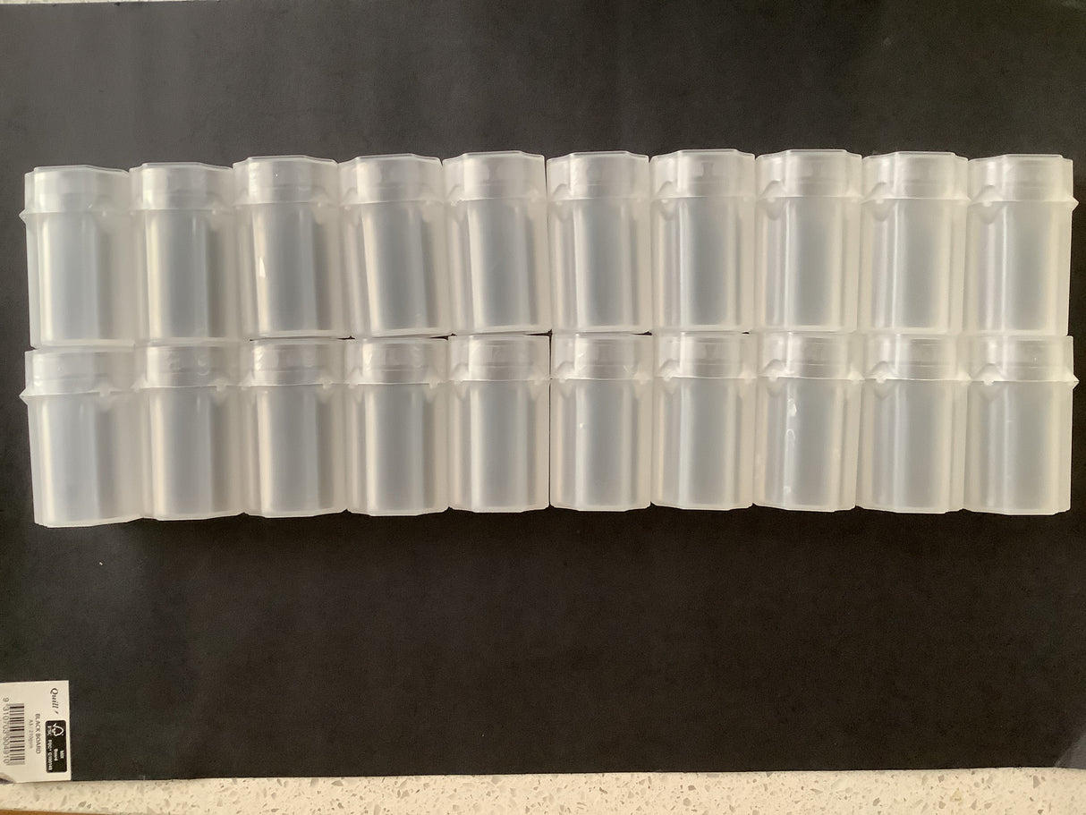 Guardhouse Coin Tubes for 50c Coin Rolls. 20 pack