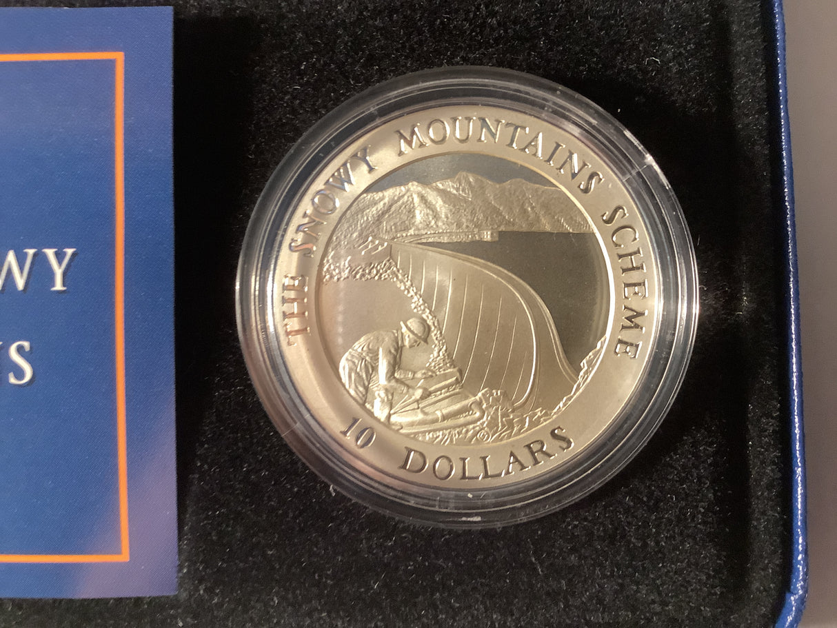 1999 Coin Set Coins Of The Snowy Mountains Scheme.