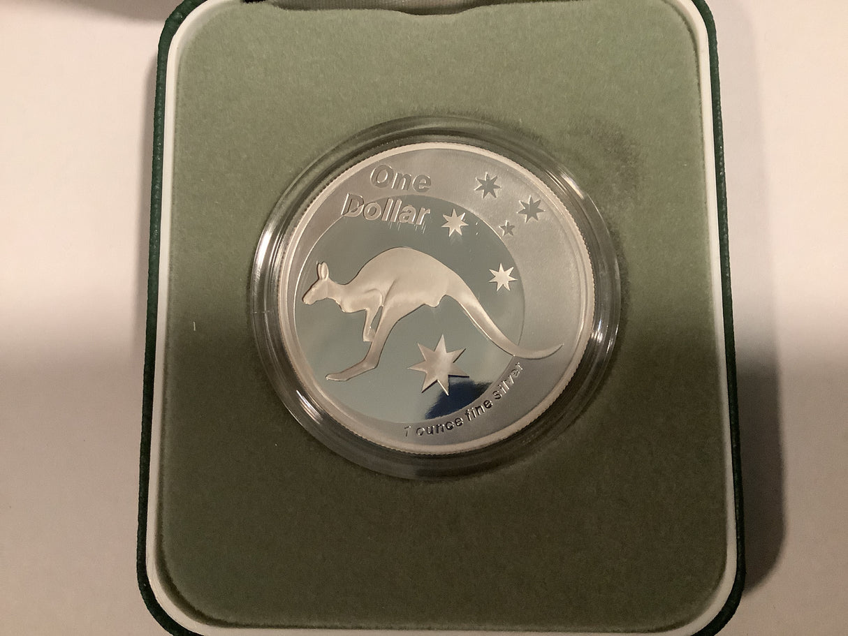 2005 $1 Silver Kangaroo Proof Coin