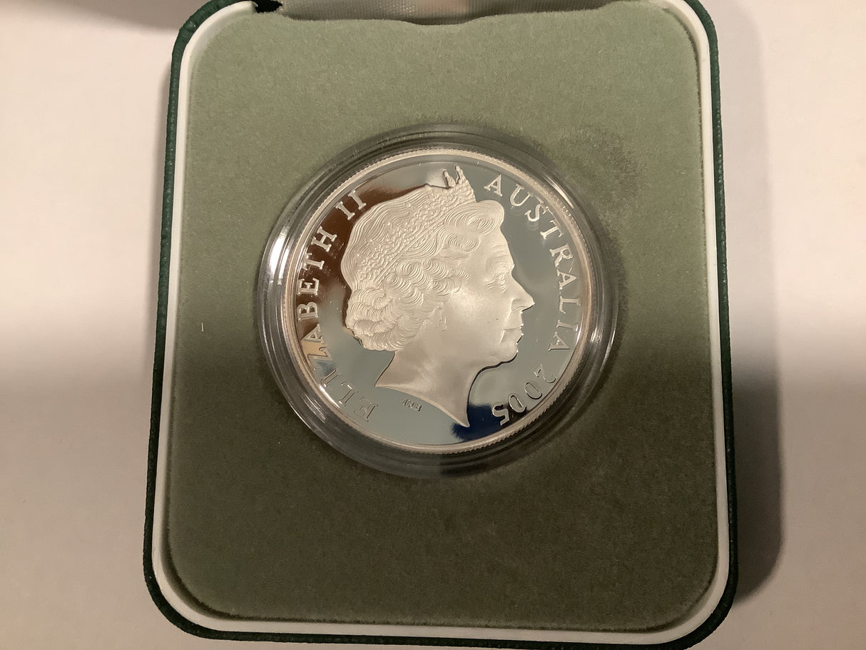 2005 $1 Silver Kangaroo Proof Coin