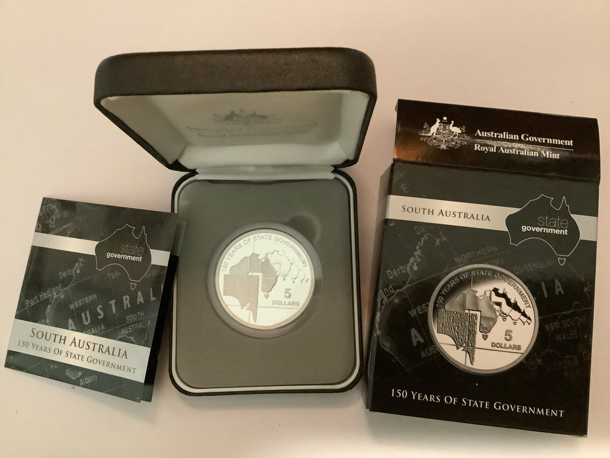2007 State Series $5 Proof Coin. South Australia.