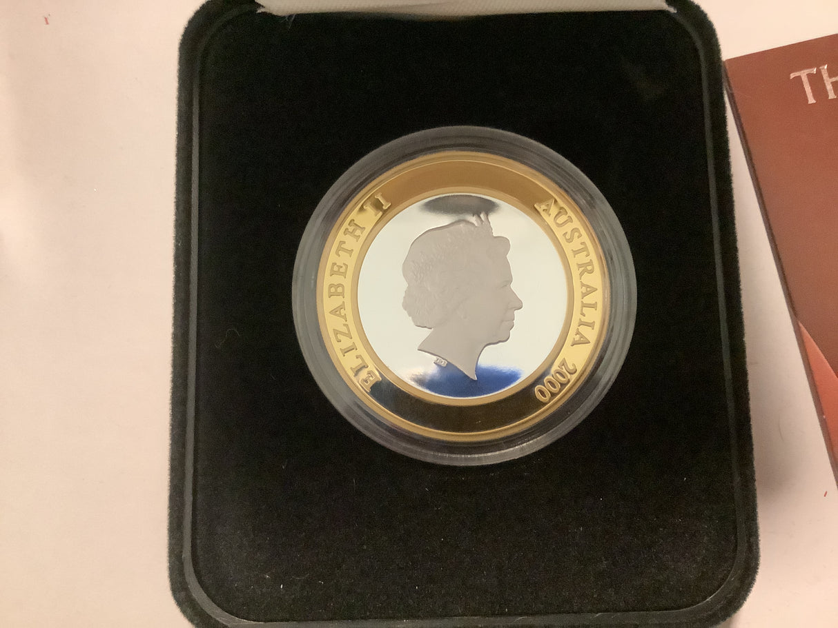 2000 Millennium Series. $10 The Present Silver Proof Coin