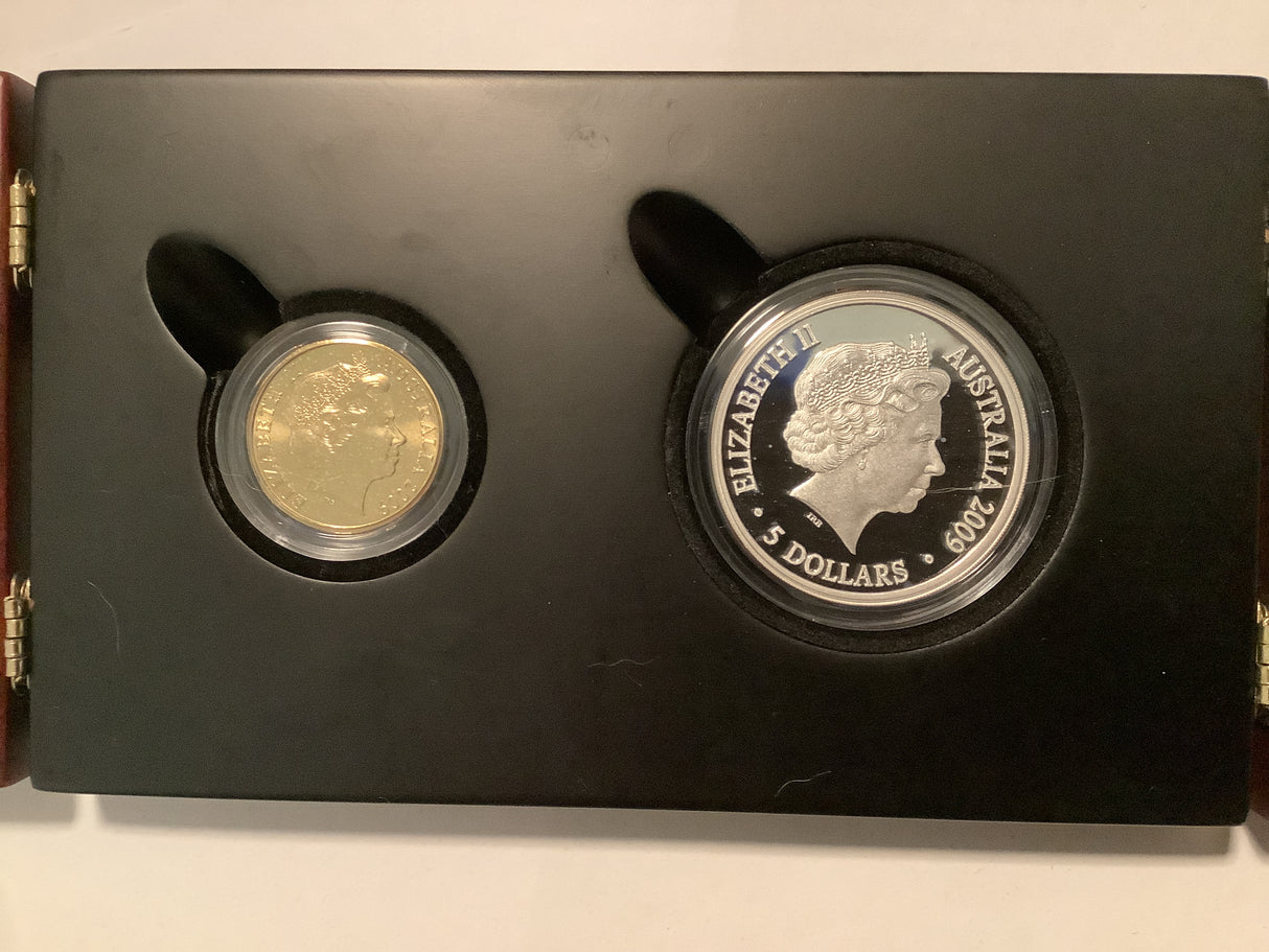 2009 Australia Post 200 Years Two-Coin Set.