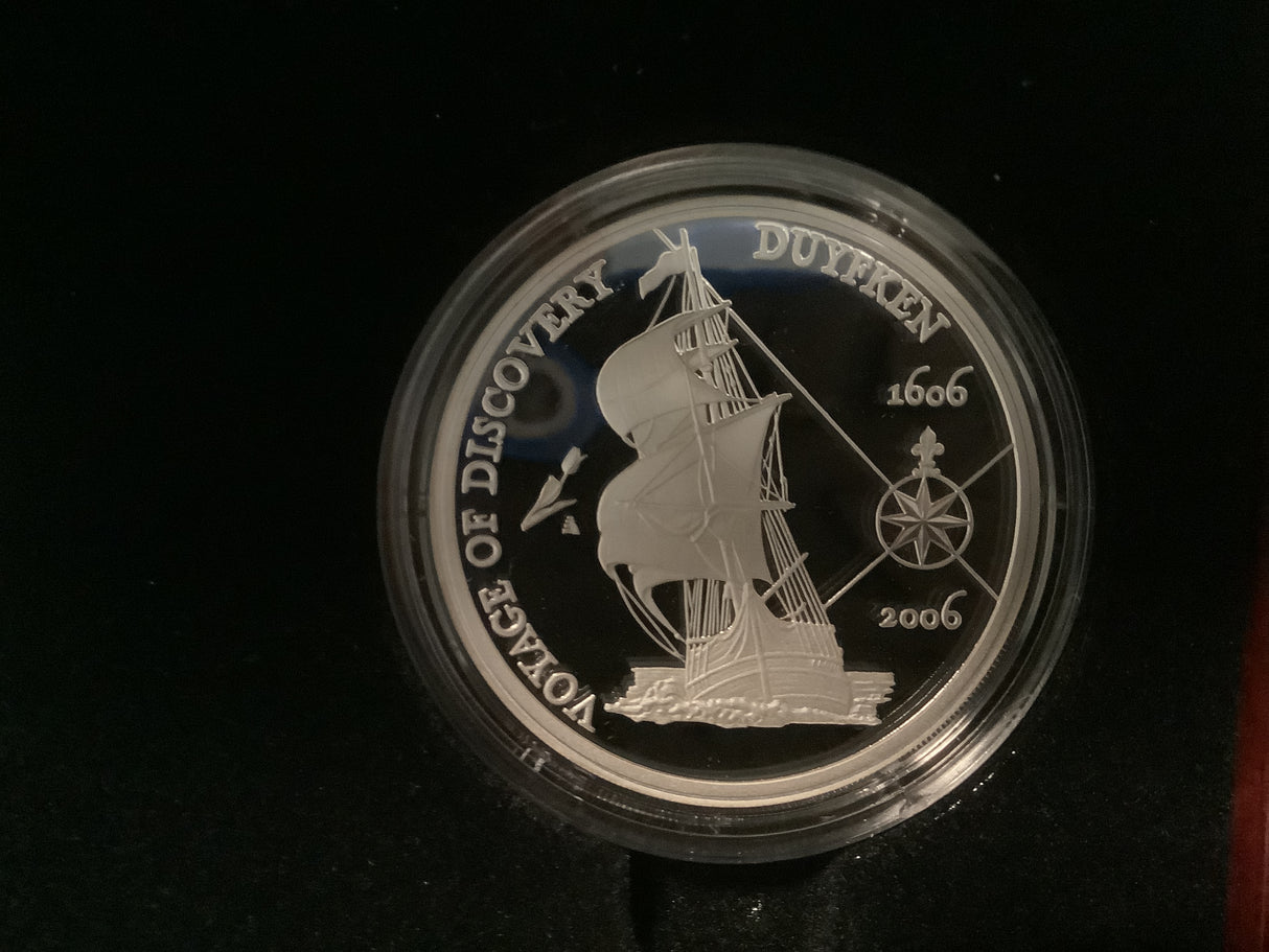 2006 The Netherlands Australia Coin Silver Coin Release. 400th anniversary of the Duyfken