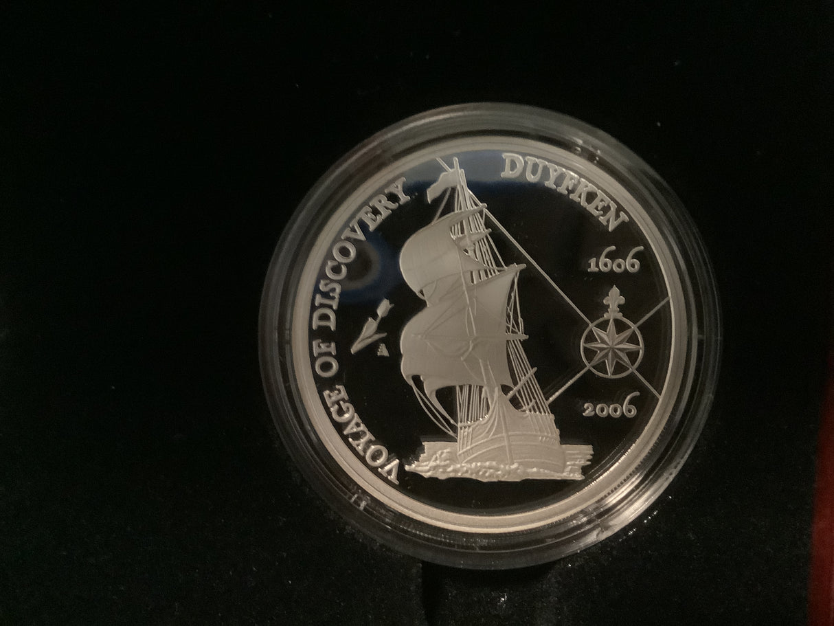 2006 The Netherlands Australia Coin Silver Coin Release. 400th anniversary of the Duyfken