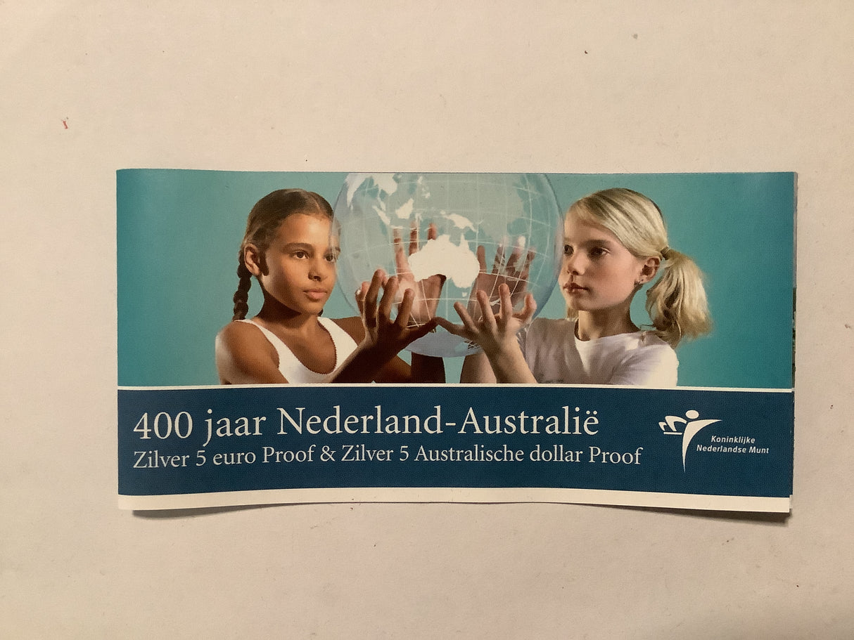 2006 The Netherlands Australia Coin Silver Coin Release. 400th anniversary of the Duyfken