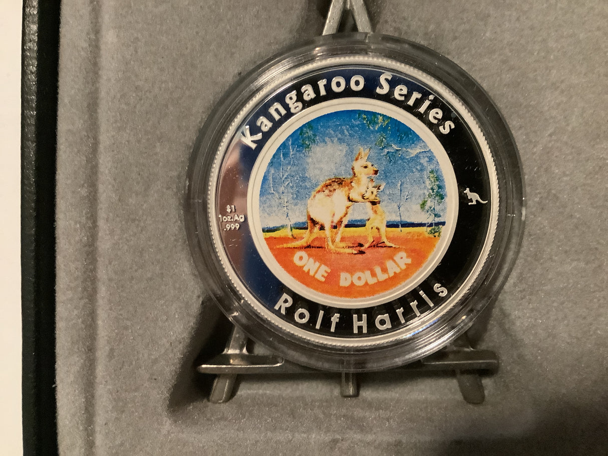 2009 Kangaroo Series Special Edition Three-Coin Set. Artists in Colour.