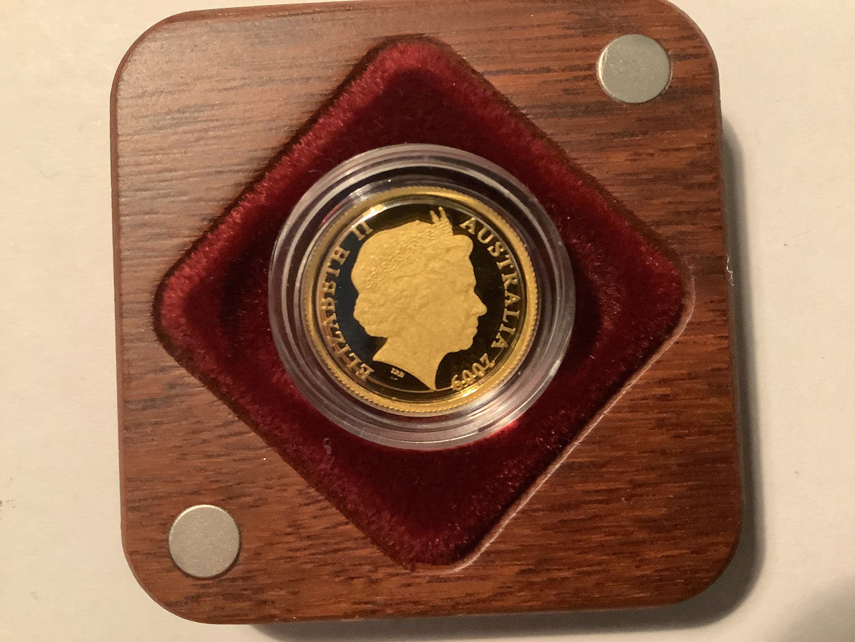 2009 Australian Artist Series Ken Done $10 Gold Kangaroo Proof Coin.