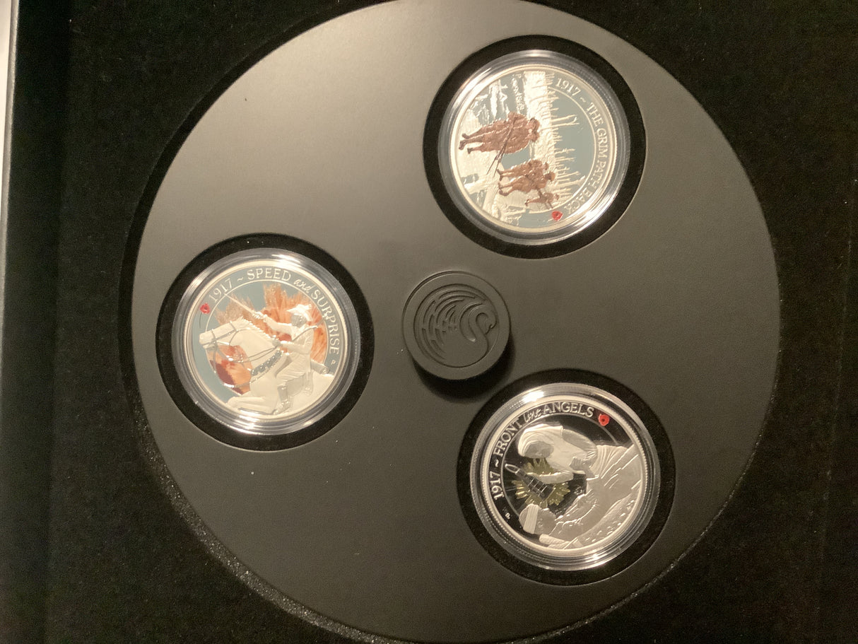 2014-18 15 Coin 1/2 Ounce Silver The ANZAC SPIRIT 100th Anniversary Set