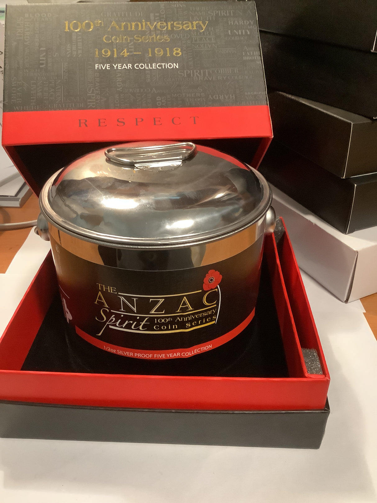 2014-18 15 Coin 1/2 Ounce Silver The ANZAC SPIRIT 100th Anniversary Set