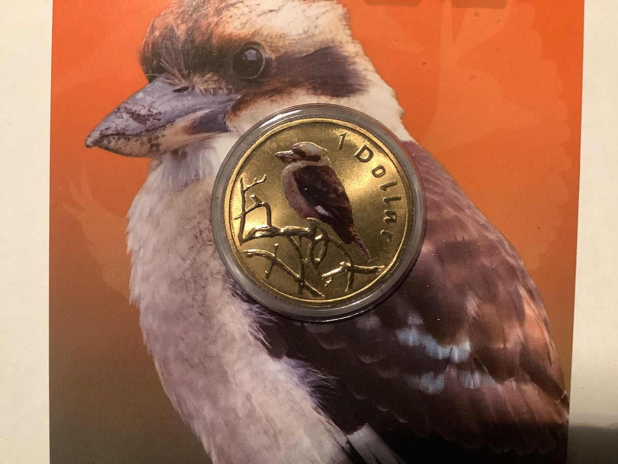2011 $1 Pad Printed Coin Air Series: Kookaburra