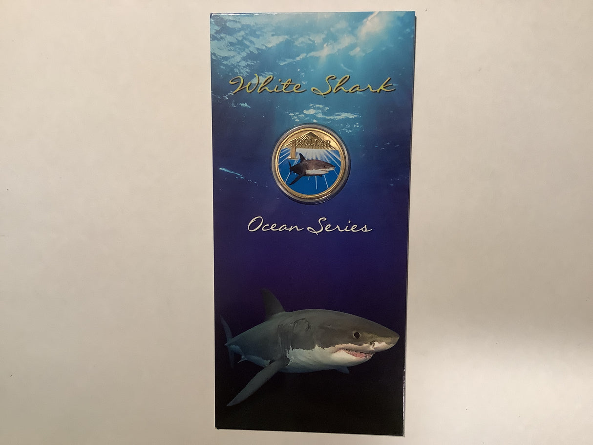 2007 $1 Pad Printed Ocean Series: White Shark