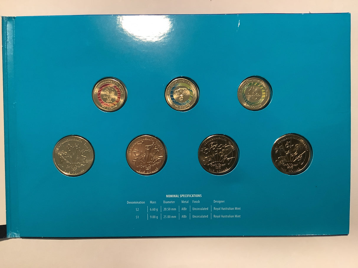 2018 Gold Coast XXI Commonwealth Games Coin Collection Set.
