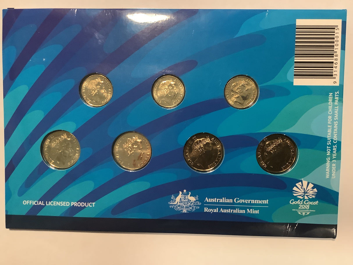 2018 Gold Coast XXI Commonwealth Games Coin Collection Set.