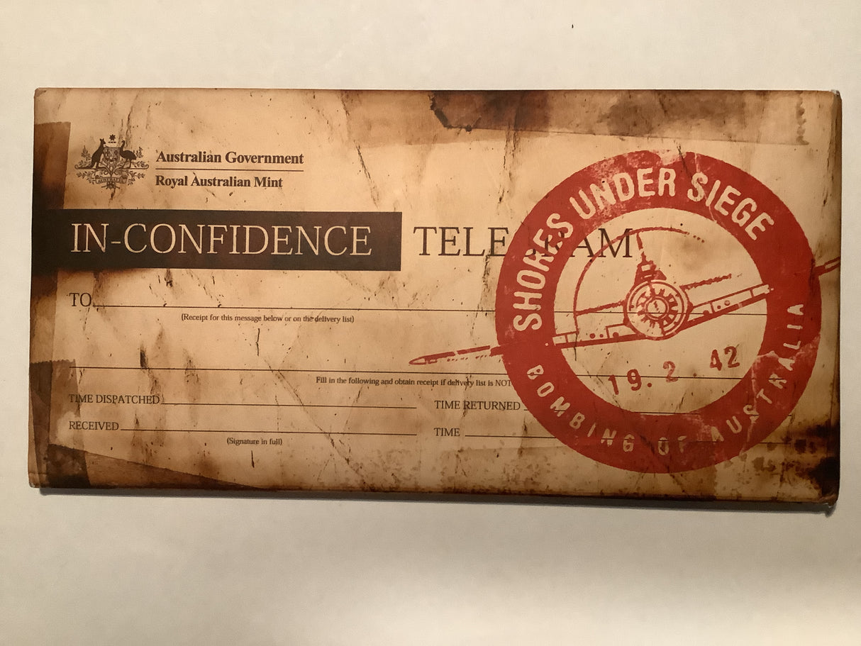 2012 Shores Under Siege Bombing of Australia 3 coin set.