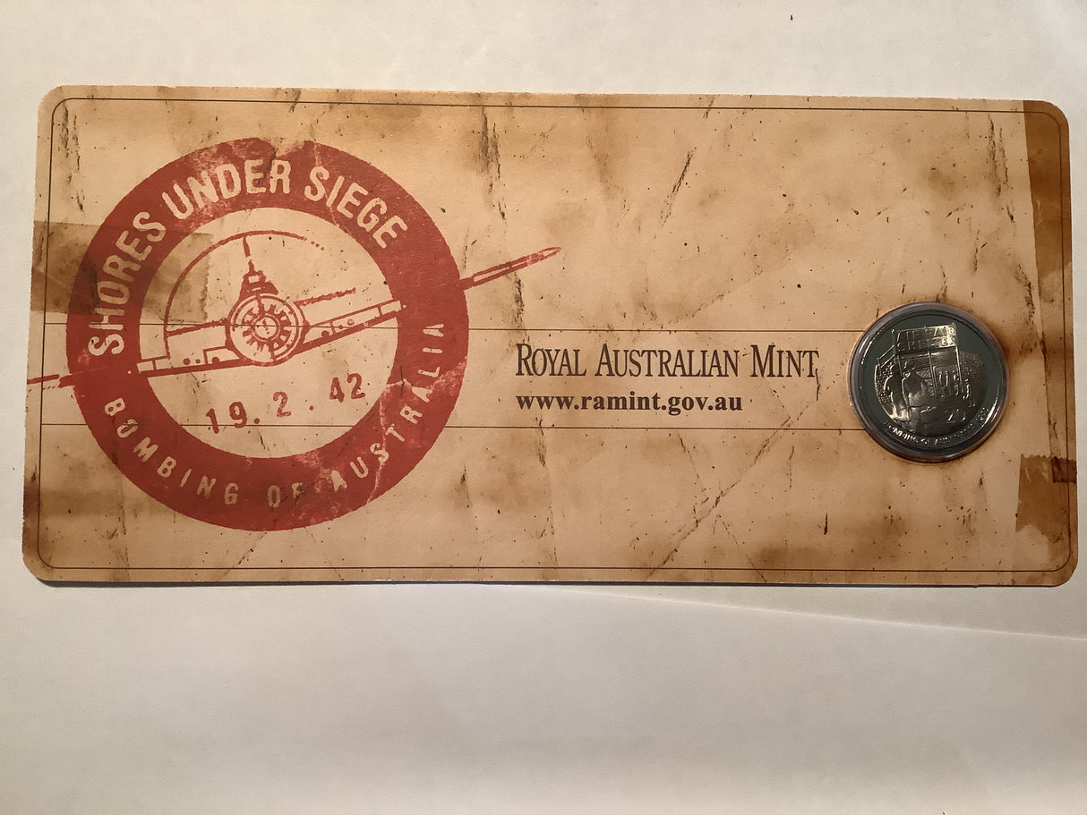 2012 Shores Under Siege Bombing of Australia 3 coin set.