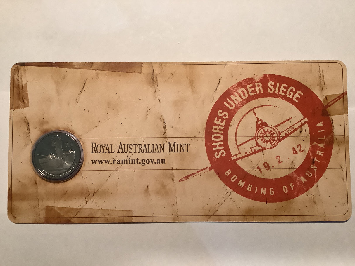 2012 Shores Under Siege Bombing of Australia 3 coin set.