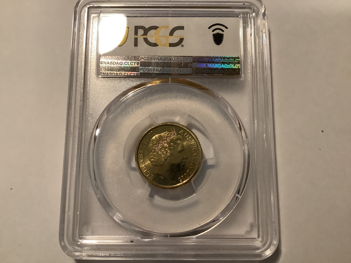 2015 $2 Anzac Red Cove Lest We Forget PCGS MS65